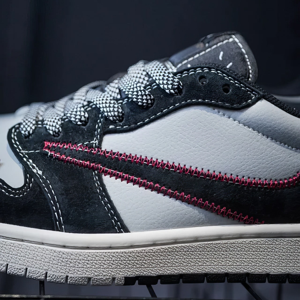 Jordan 1 Low Custom "Travis x Stussy"