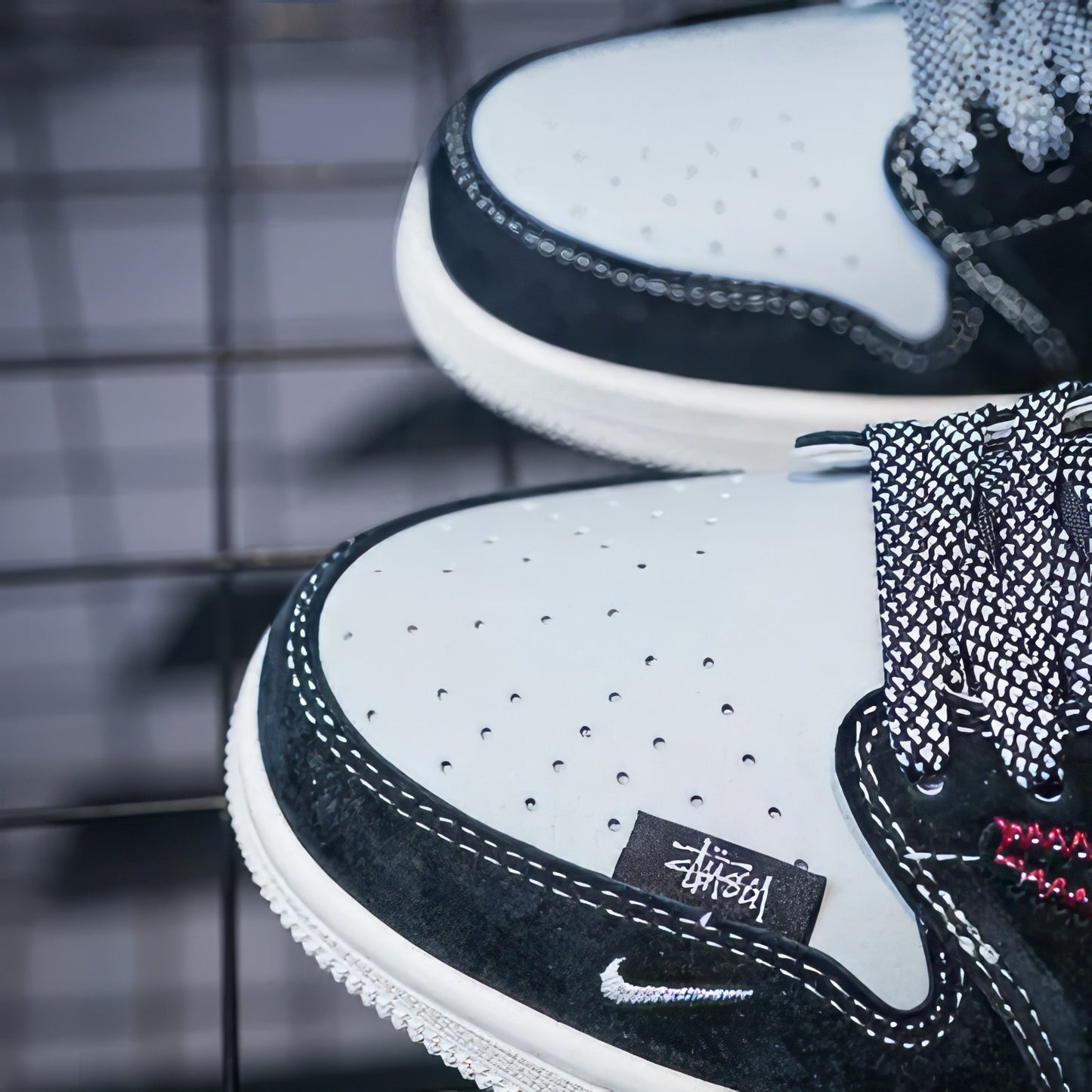 Jordan 1 Low Custom "Travis x Stussy"