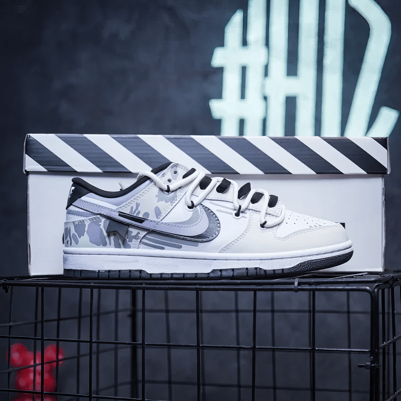 Nike Dunk Custom "Camouflage Navy" - SnkrSag