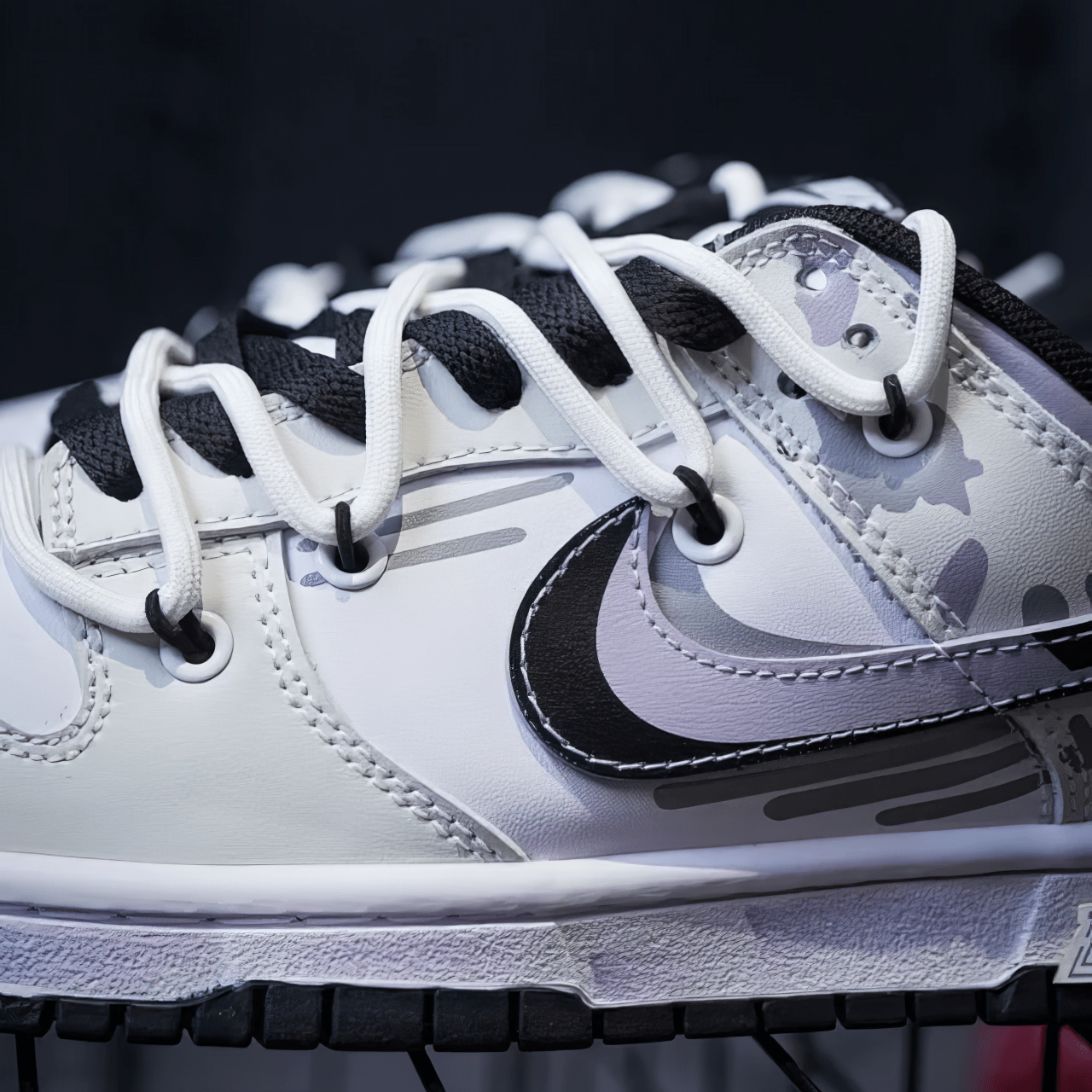 Nike Dunk Custom "Camouflage Navy" - SnkrSag