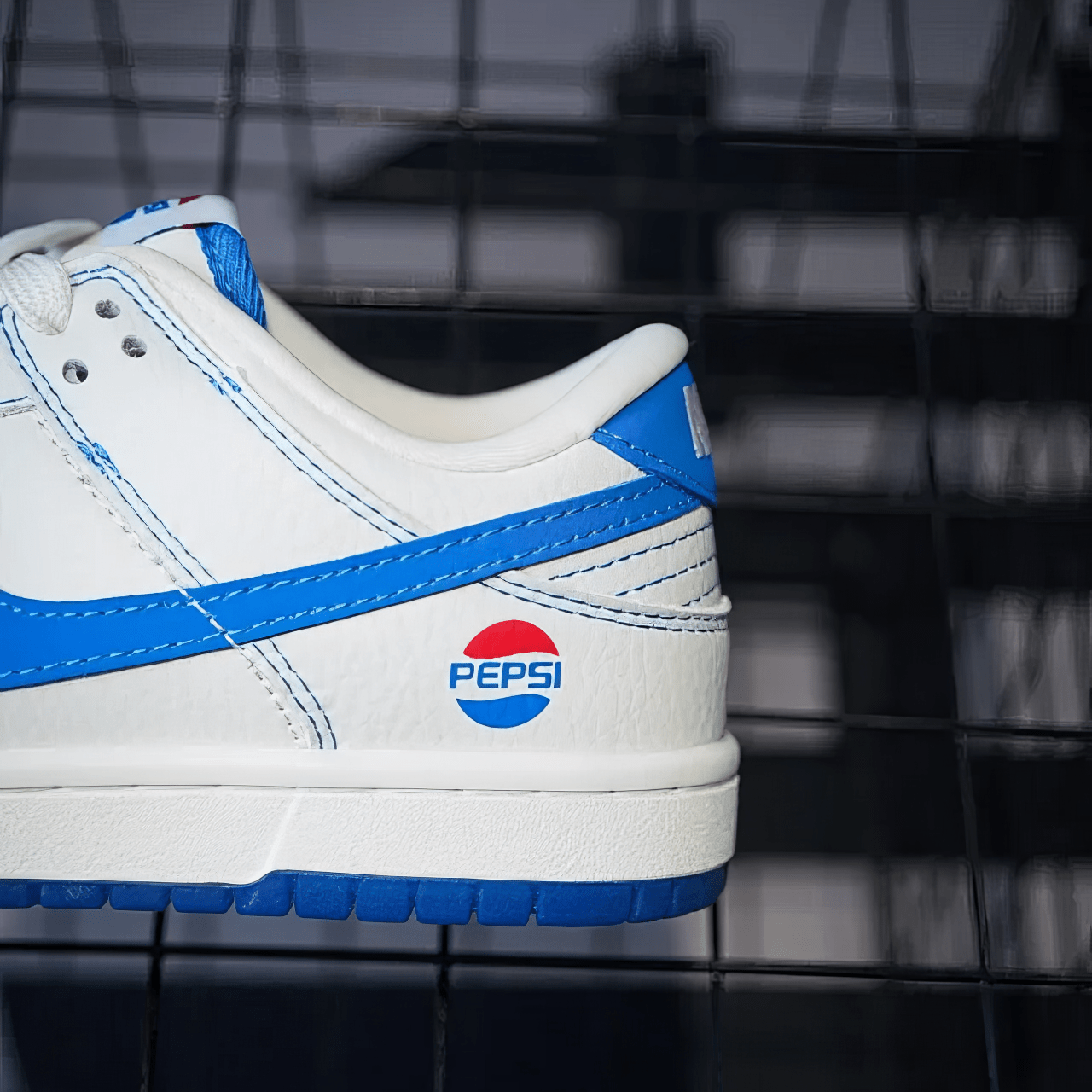 Nike Dunk Custom "Pepsi Cola" - SnkrSag