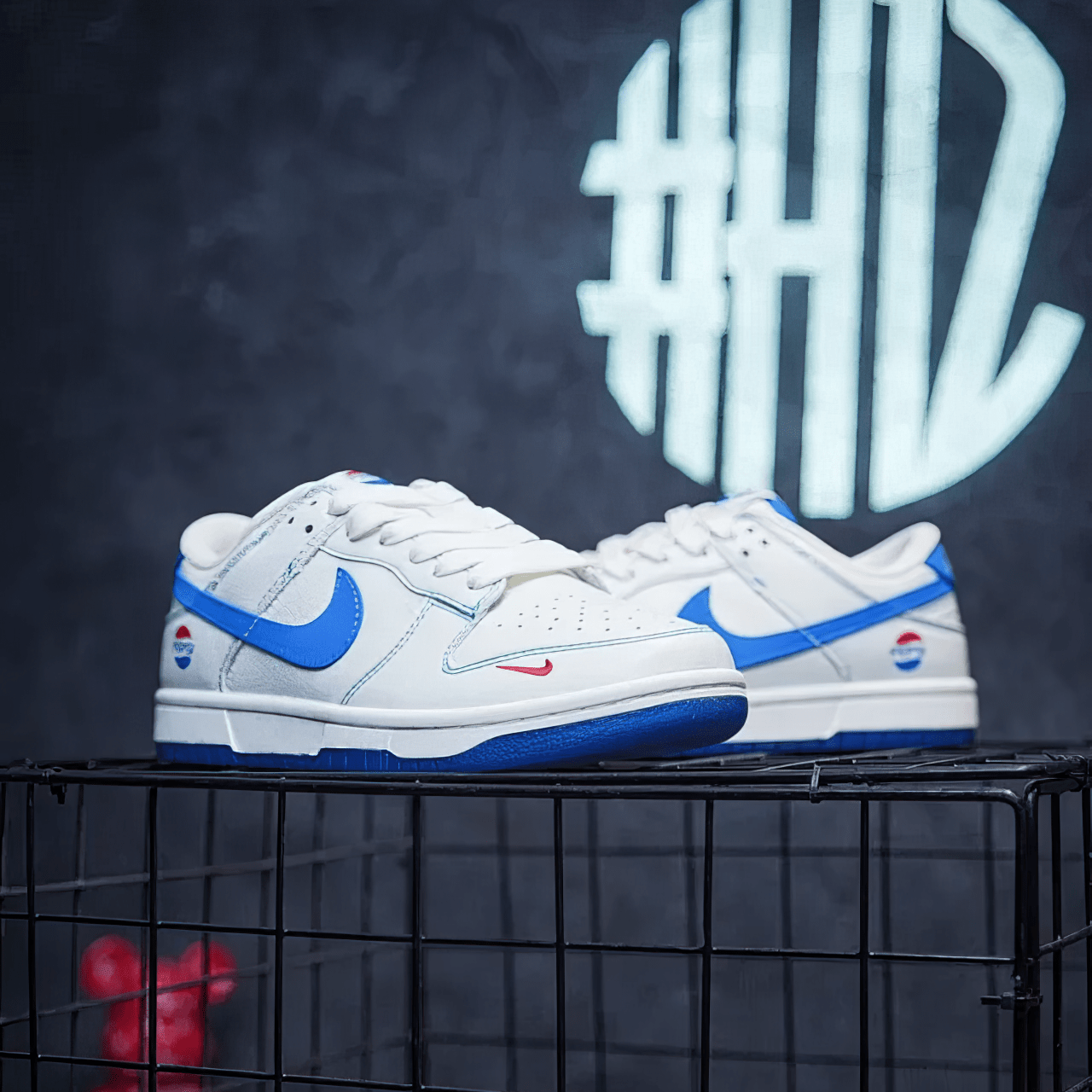 Nike Dunk Custom "Pepsi Cola" - SnkrSag