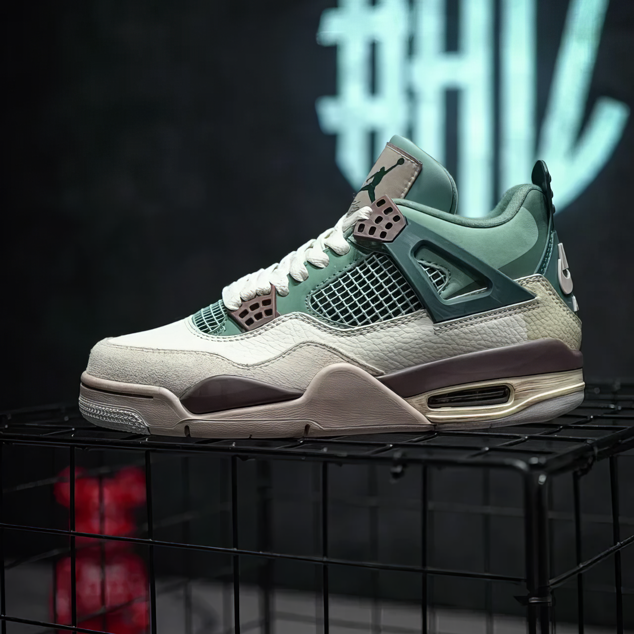 Jordan 4 Custom "Snorlax"