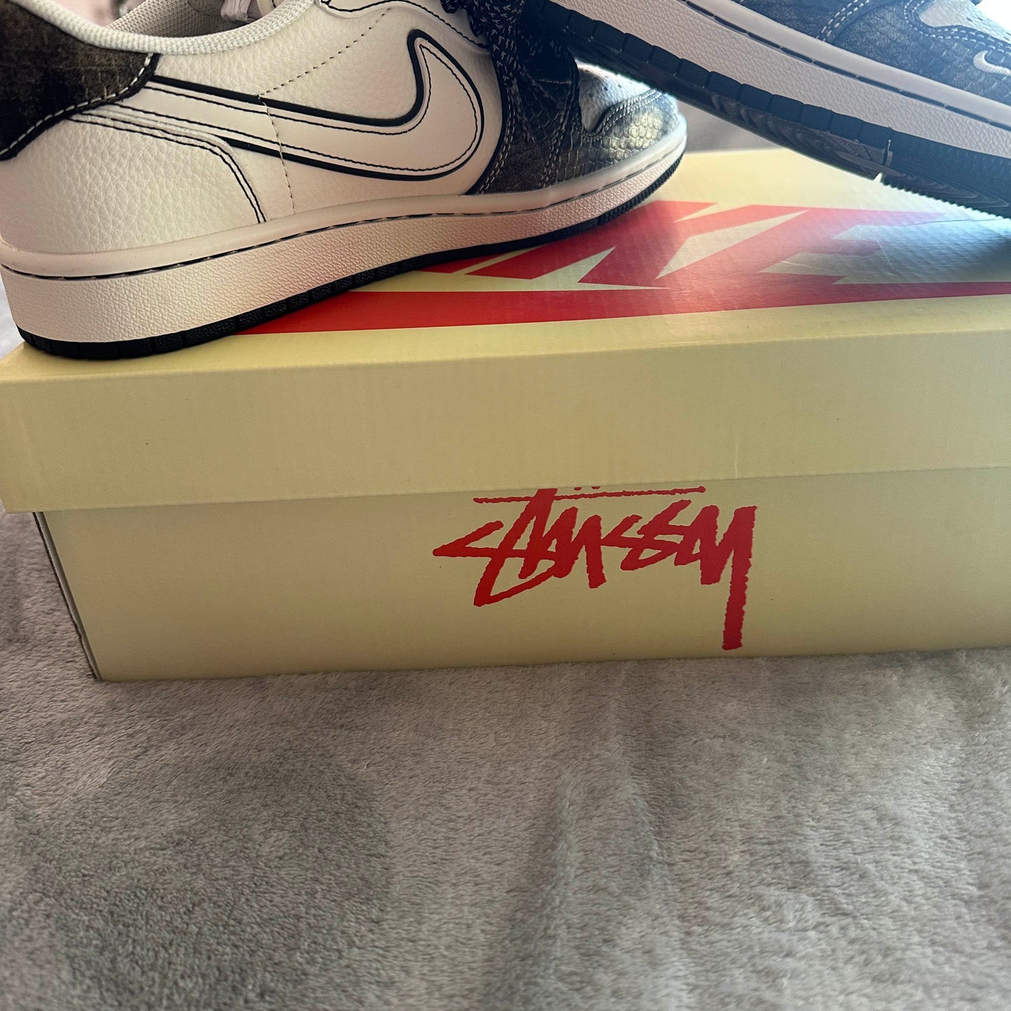 Nike Air Jordan 1 Low Custom “Travis Scott x Stussy - Lucky 8"