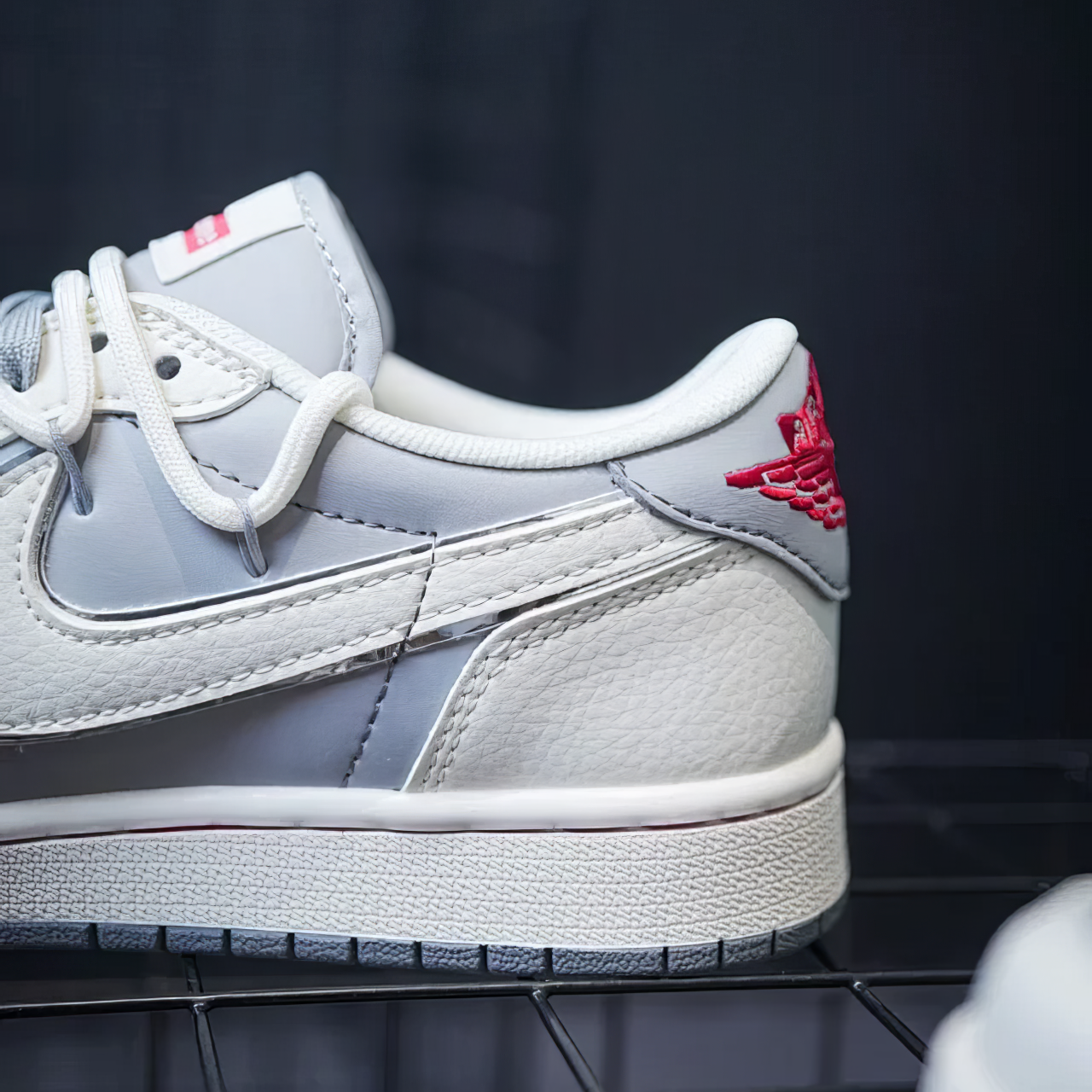 Jordan 1 Low Custom "Travis Scott X Supreme"