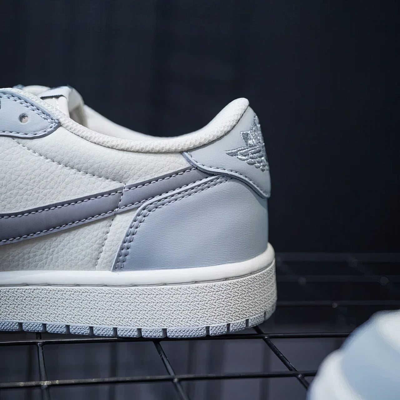 Jordan 1 Low Custom "Travis Scott x Chrome Hearts"