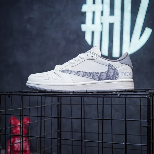 Jordan 1 Low Custom "Travis Scott X Dior"