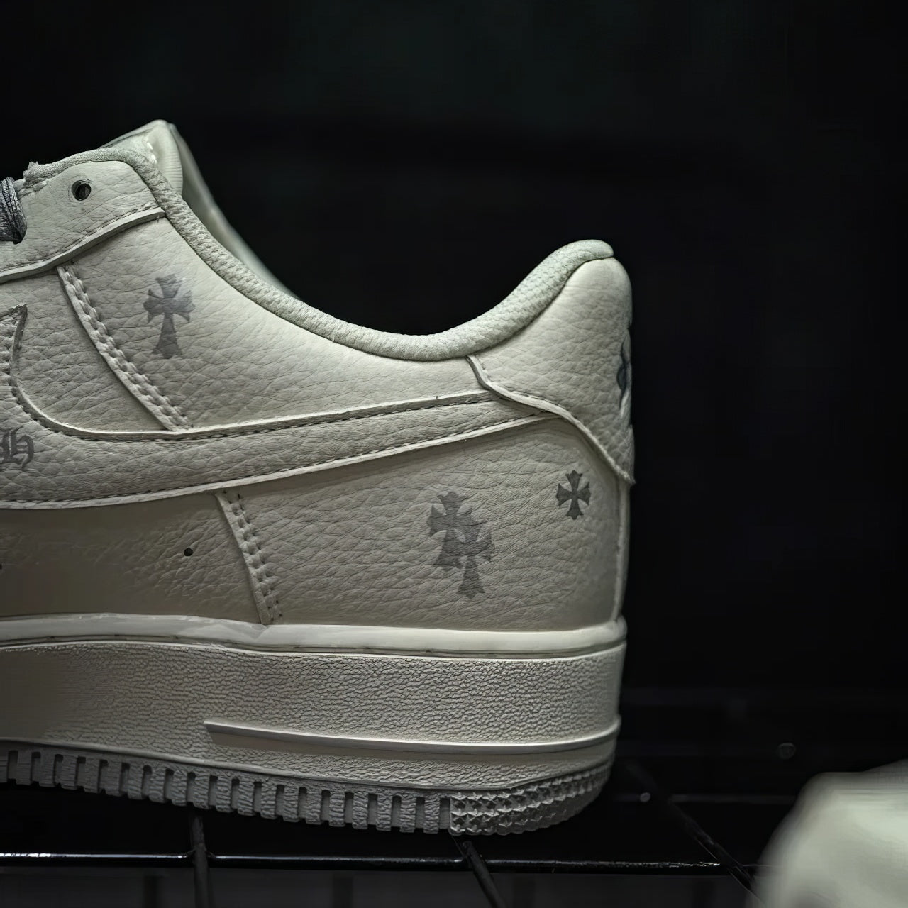 Air Force 1 Custom "Chrome Hearts WoW"