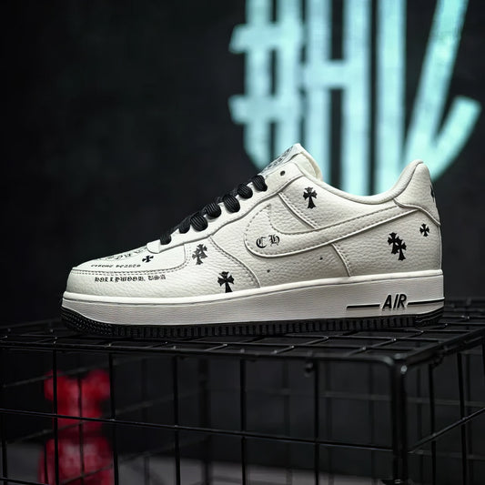 Air Force 1 Custom "Hollywood Chrome Hearts"