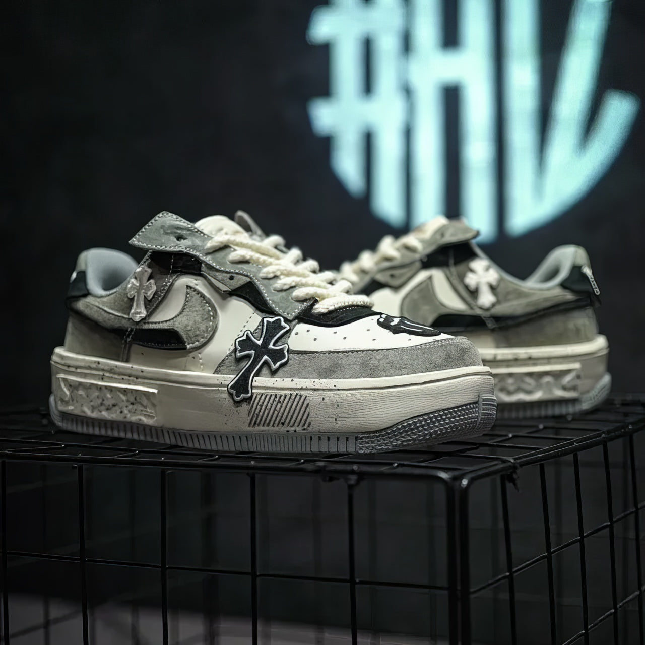 Air Force 1 Custom "Chrome Hearts Fontanka"