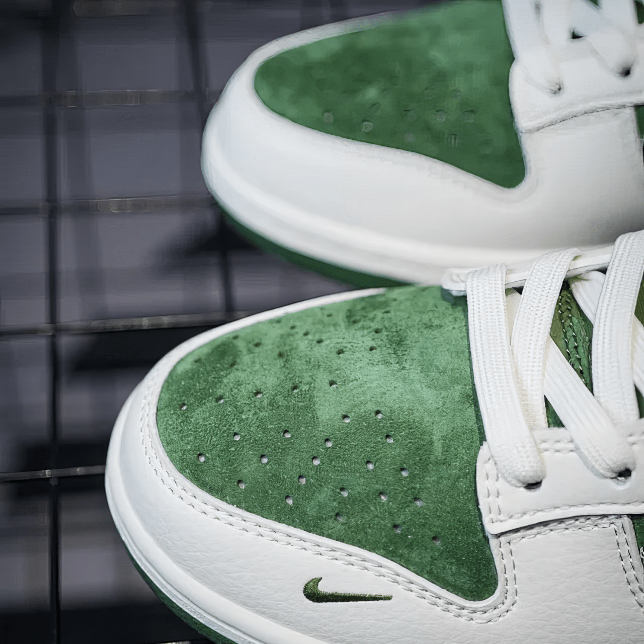 Nike Dunk Custom "Green Print" - SnkrSag