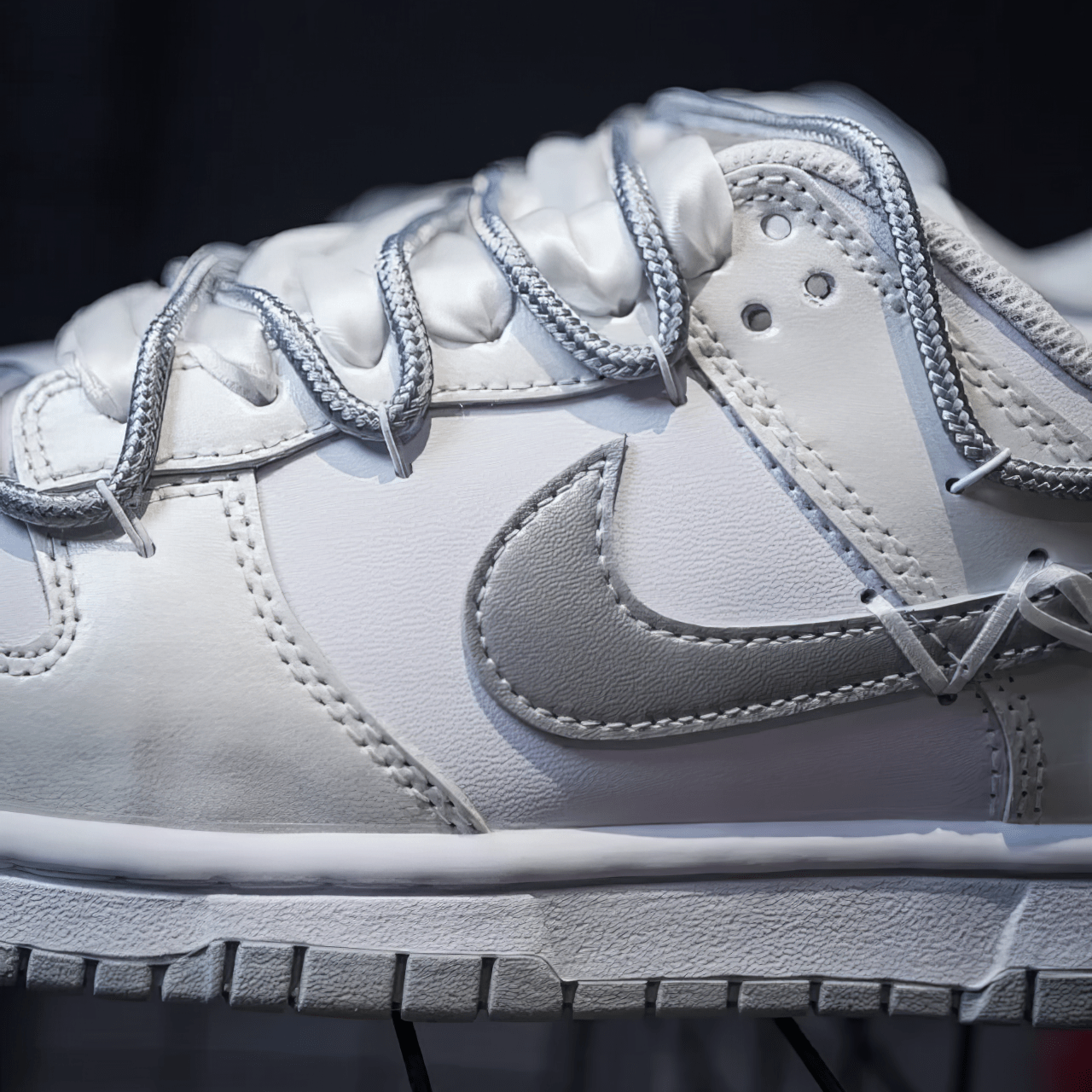 Nike Dunk Custom "Silver Ballet" - SnkrSag