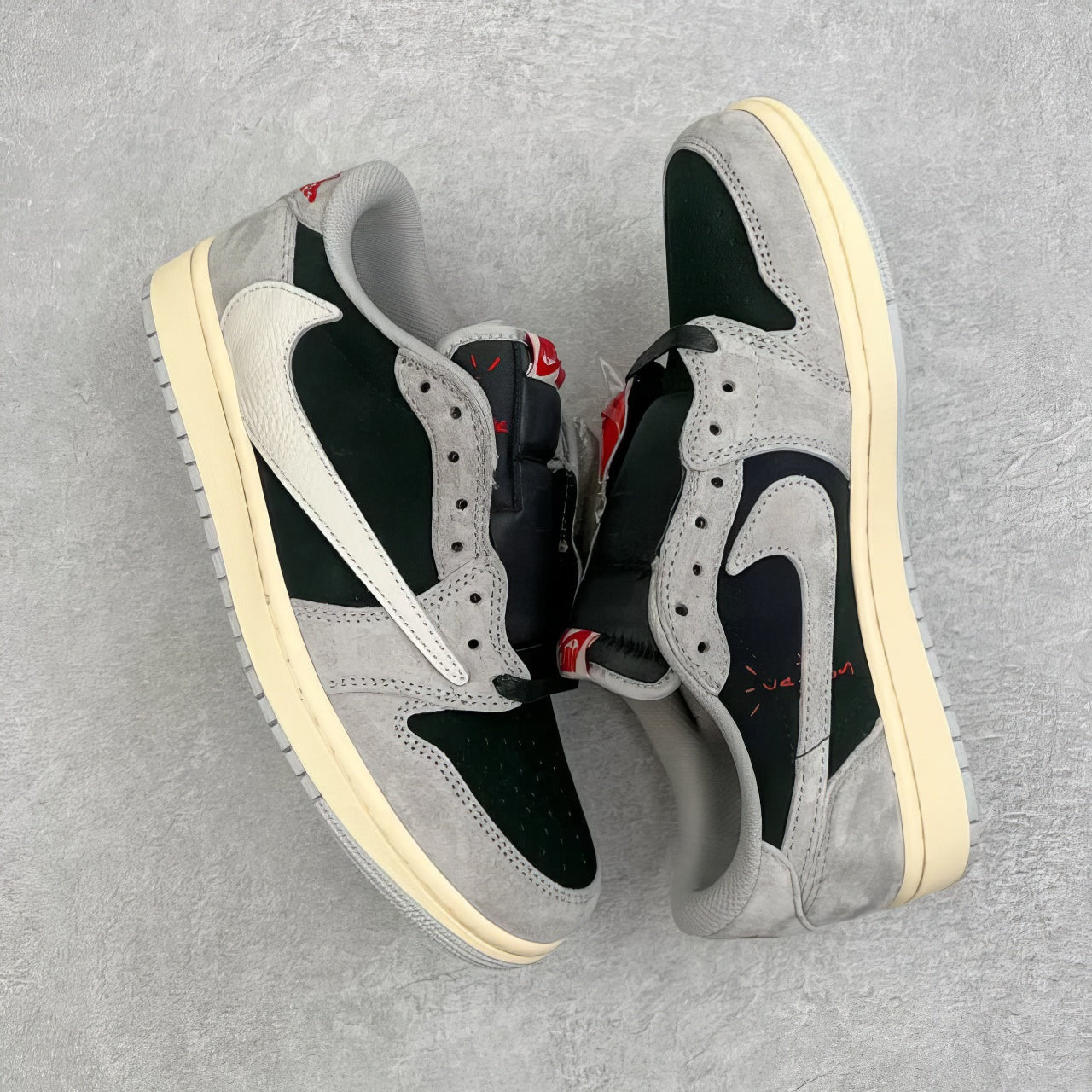 Nike Air Jordan 1 Low Custom “Travis Scott x Grey Suede”