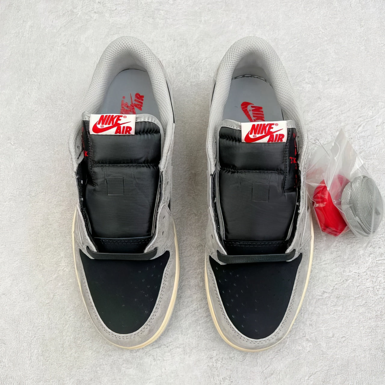 Nike Air Jordan 1 Low Custom “Travis Scott x Grey Suede”