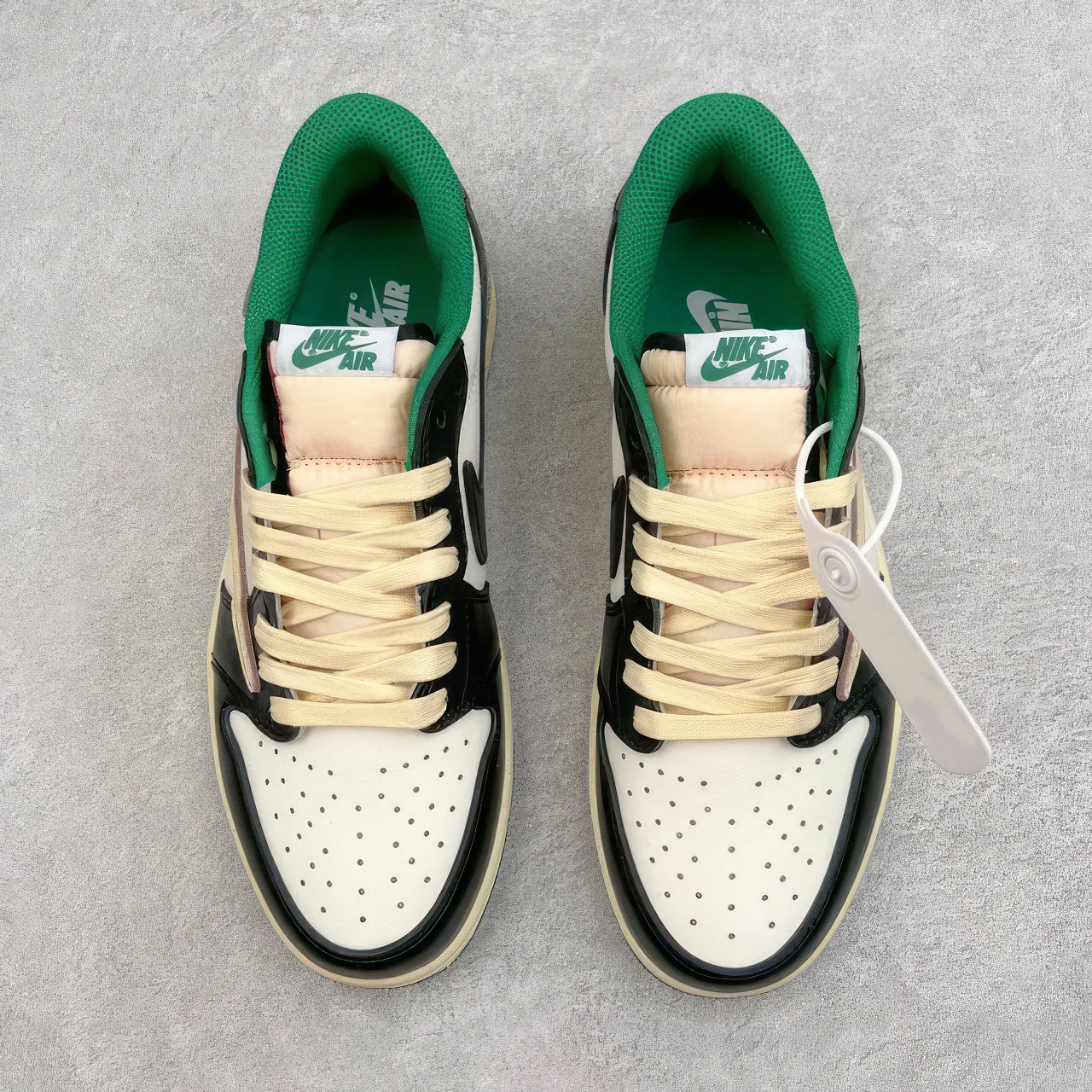 Nike Air Jordan 1 Low Custom “Travis Scott x Lightning Swoosh"