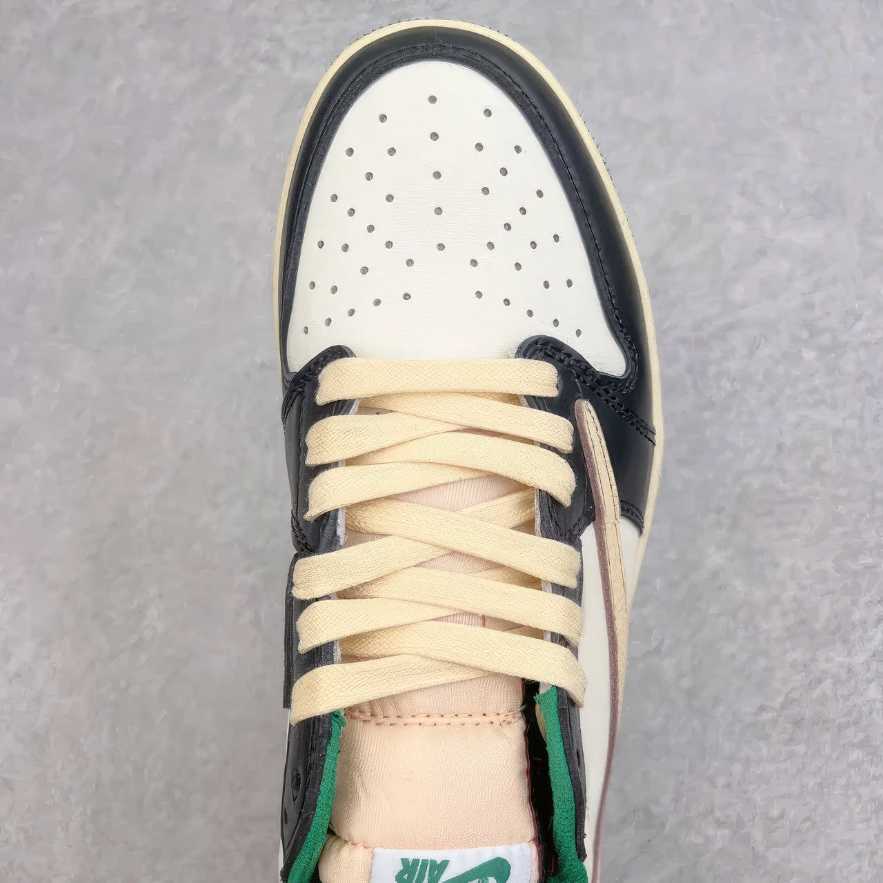 Nike Air Jordan 1 Low Custom “Travis Scott x Lightning Swoosh"