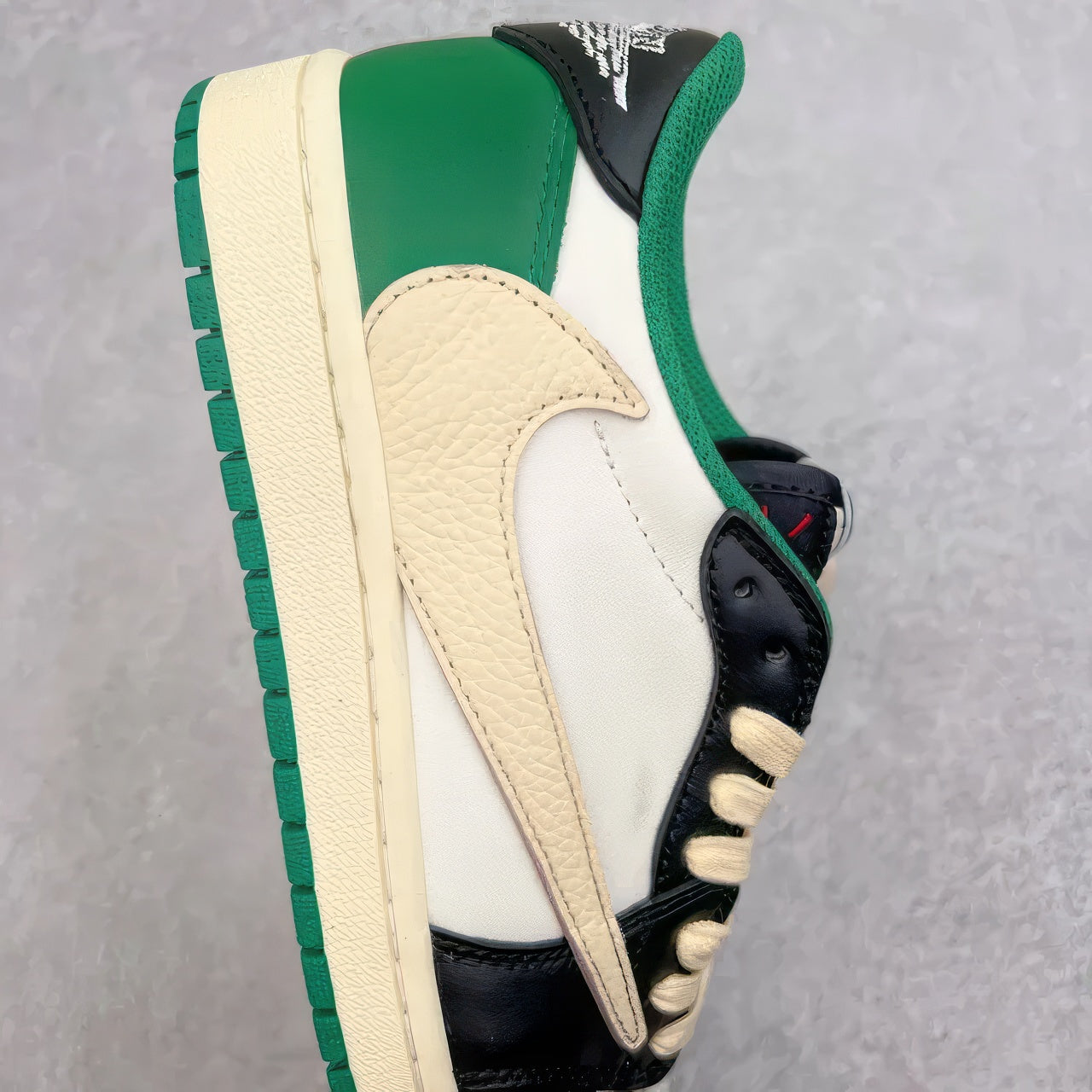Nike Air Jordan 1 Low Custom “Travis Scott x Lightning Swoosh"