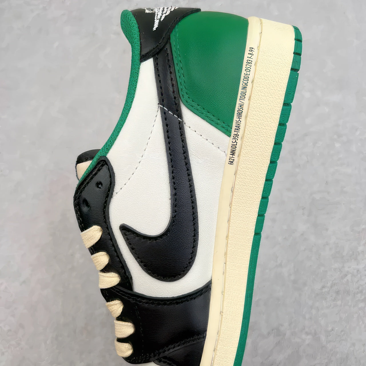 Nike Air Jordan 1 Low Custom “Travis Scott x Lightning Swoosh"