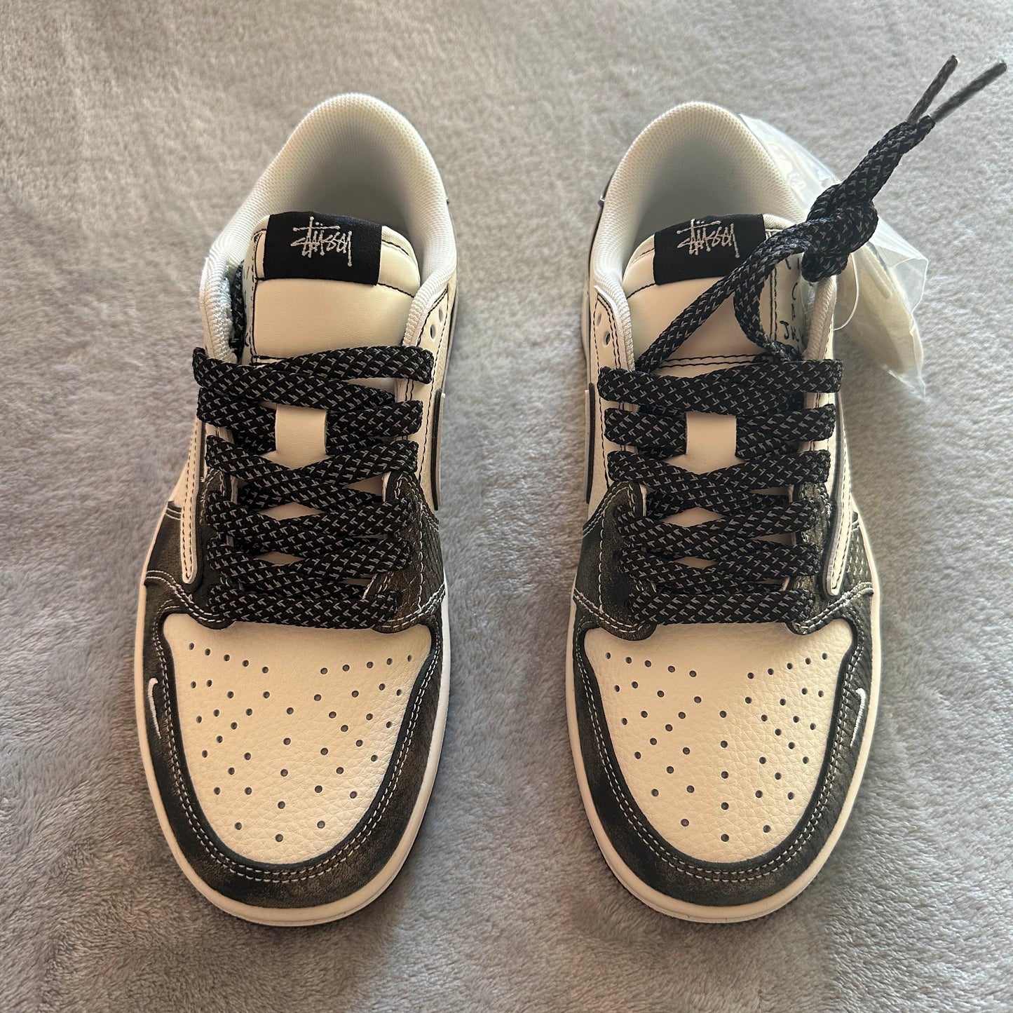 Nike Air Jordan 1 Low Custom “Travis Scott x Stussy - Lucky 8"