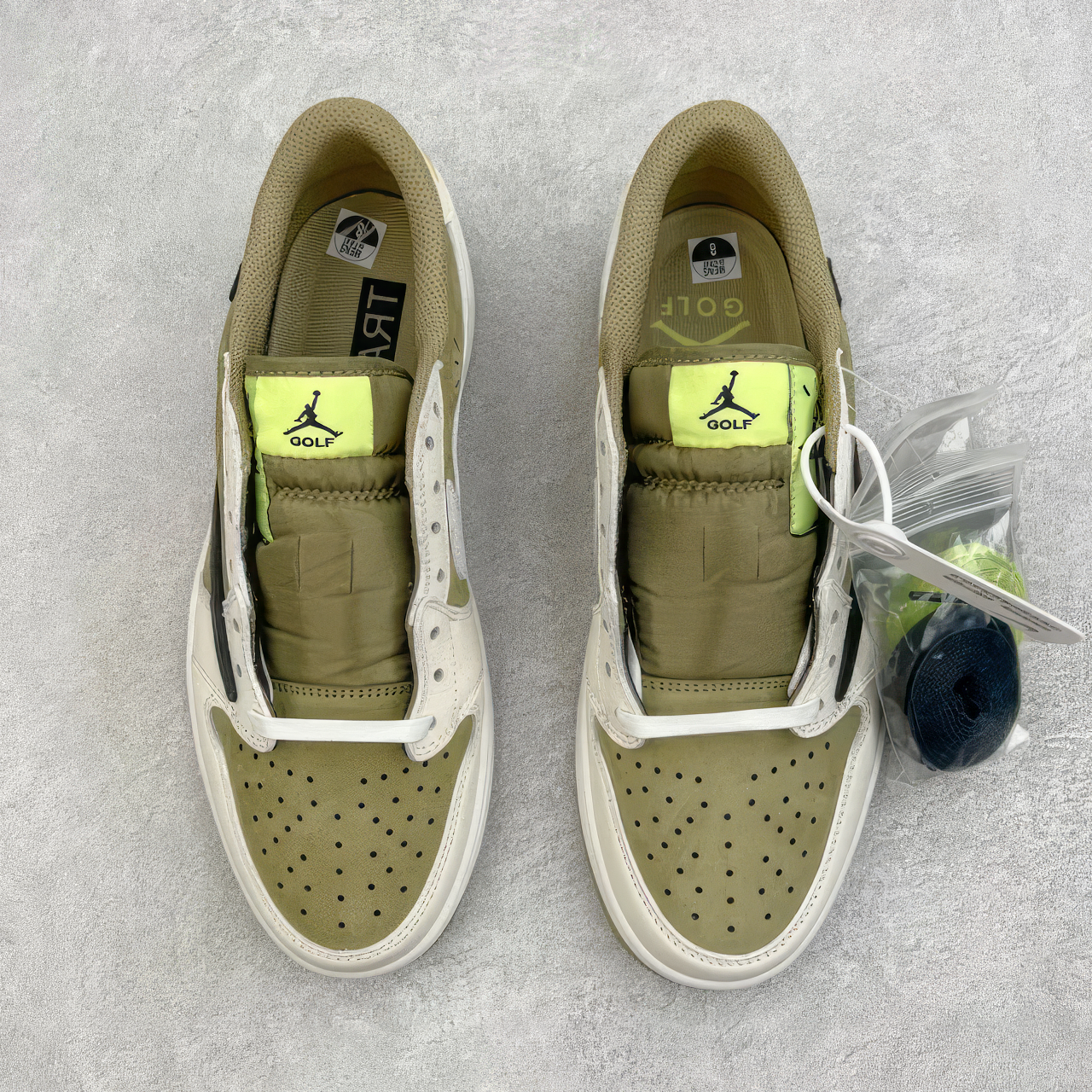 Nike Air Jordan 1 Low Custom “Travis Scott x Golf”
