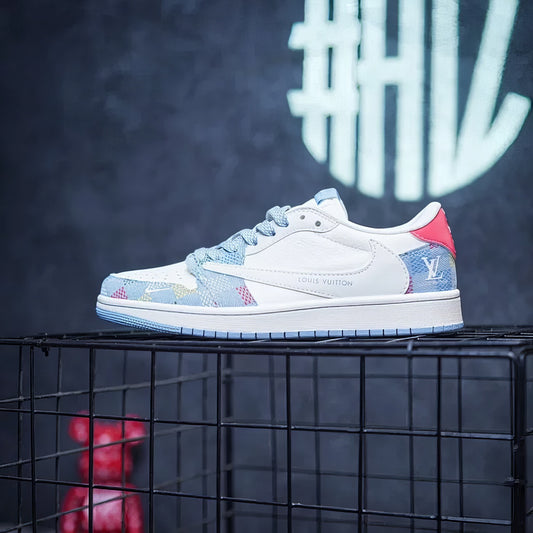Jordan 1 Low Custom "Travis Scott X LV"